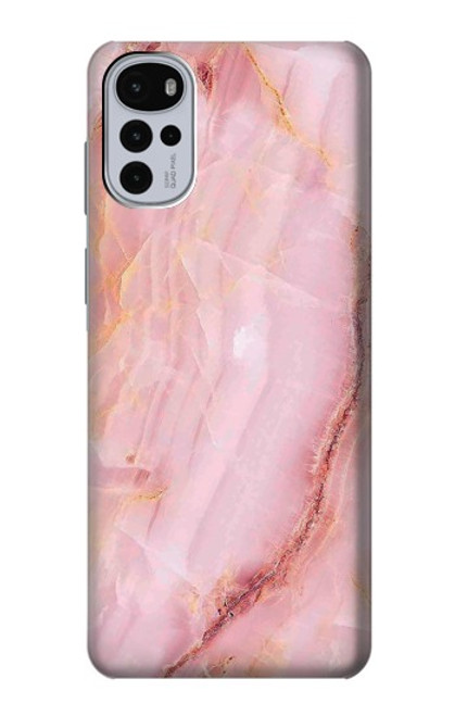 S3670 Blood Marble Funda Carcasa Case para Motorola Moto G22