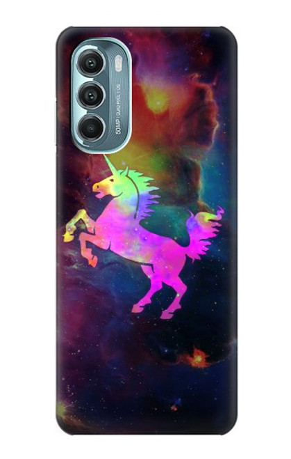 S2486 Rainbow Unicorn Nebula Space Funda Carcasa Case para Motorola Moto G Stylus 5G (2022)