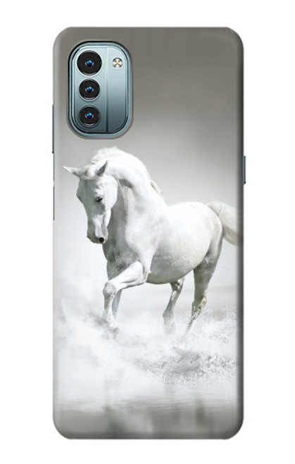 S0932 White Horse Funda Carcasa Case para Nokia G11, G21