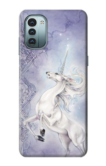 S1134 White Horse Unicorn Funda Carcasa Case para Nokia G11, G21