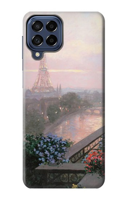 S1443 Terrace in Paris Eifel Funda Carcasa Case para Samsung Galaxy M53