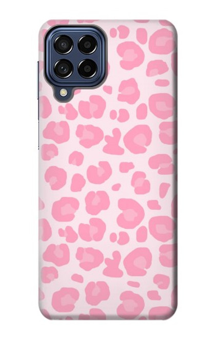 S2213 Pink Leopard Pattern Funda Carcasa Case para Samsung Galaxy M53