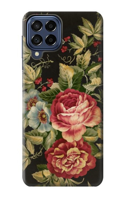 S3013 Vintage Antique Roses Funda Carcasa Case para Samsung Galaxy M53