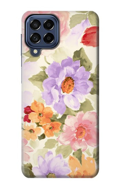 S3035 Sweet Flower Painting Funda Carcasa Case para Samsung Galaxy M53