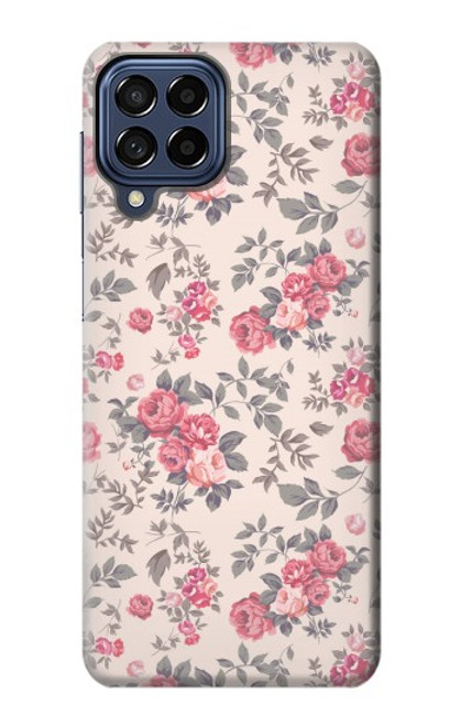 S3095 Vintage Rose Pattern Funda Carcasa Case para Samsung Galaxy M53