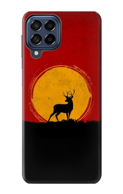 S3513 Deer Sunset Funda Carcasa Case para Samsung Galaxy M53