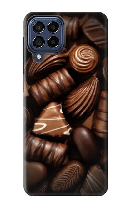 S3840 Dark Chocolate Milk Chocolate Lovers Funda Carcasa Case para Samsung Galaxy M53