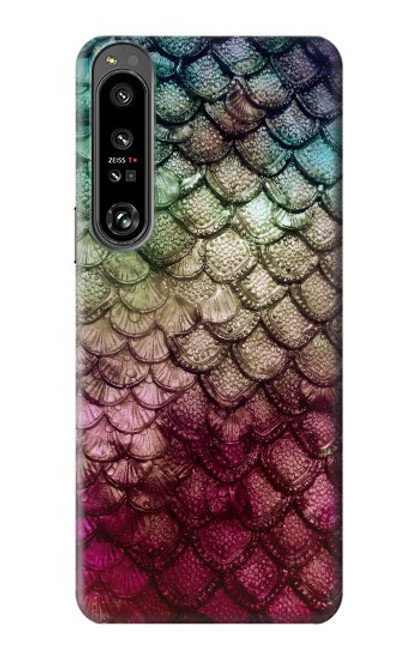 S3539 Mermaid Fish Scale Funda Carcasa Case para Sony Xperia 1 IV