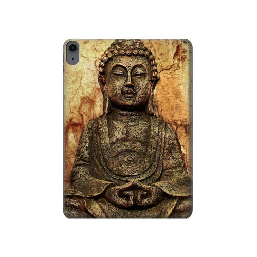 S0344 Buddha Rock Carving Funda Carcasa Case para iPad Air (2022, 2020), Air 11 (2024), Pro 11 (2022)