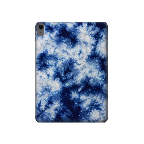 S3439 Fabric Indigo Tie Dye Funda Carcasa Case para iPad Air (2022, 2020), Air 11 (2024), Pro 11 (2022)