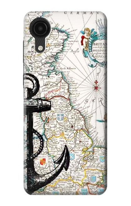 S1962 Nautical Chart Funda Carcasa Case para Samsung Galaxy A03 Core