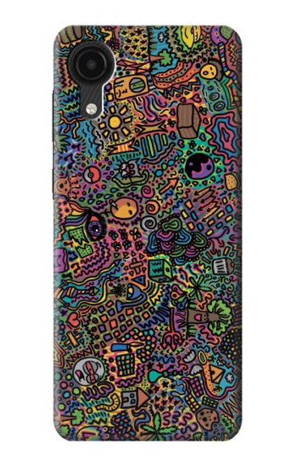 S3815 Psychedelic Art Funda Carcasa Case para Samsung Galaxy A03 Core