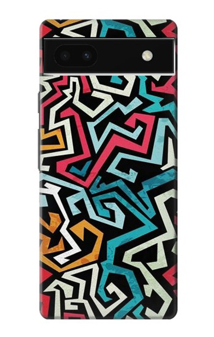 S3712 Pop Art Pattern Funda Carcasa Case para Google Pixel 6a