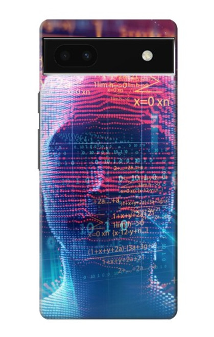 S3800 Digital Human Face Funda Carcasa Case para Google Pixel 6a