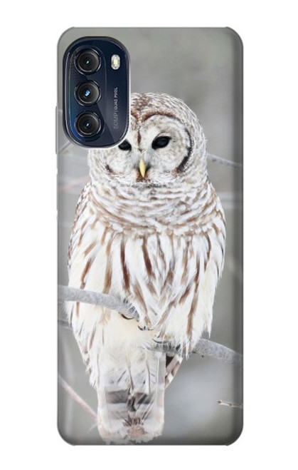 S1566 Snowy Owl White Owl Funda Carcasa Case para Motorola Moto G (2022)