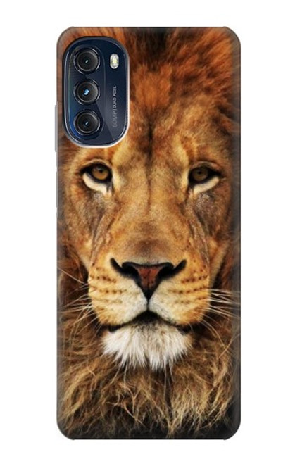 S2870 Lion King of Beasts Funda Carcasa Case para Motorola Moto G (2022)