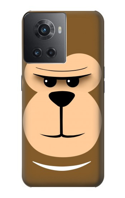 S2721 Cute Grumpy Monkey Cartoon Funda Carcasa Case para OnePlus Ace