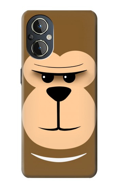 S2721 Cute Grumpy Monkey Cartoon Funda Carcasa Case para OnePlus Nord N20 5G