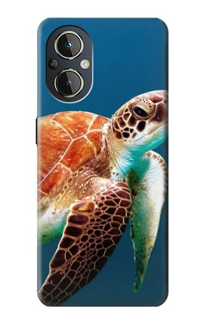 S3497 Green Sea Turtle Funda Carcasa Case para OnePlus Nord N20 5G