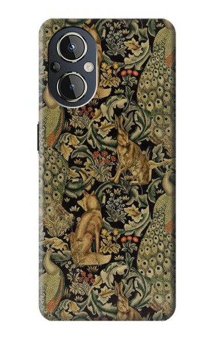 S3661 William Morris Forest Velvet Funda Carcasa Case para OnePlus Nord N20 5G