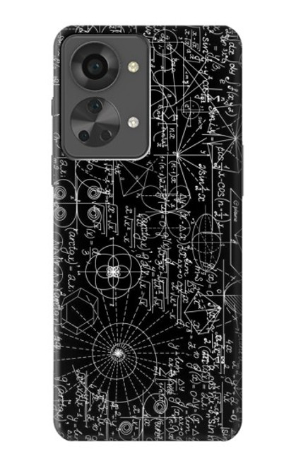 S3808 Mathematics Blackboard Funda Carcasa Case para OnePlus Nord 2T