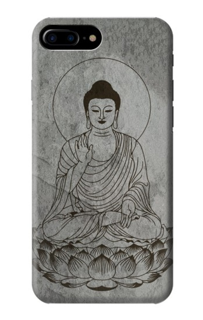 S3873 Buddha Line Art Funda Carcasa Case para iPhone 7 Plus, iPhone 8 Plus