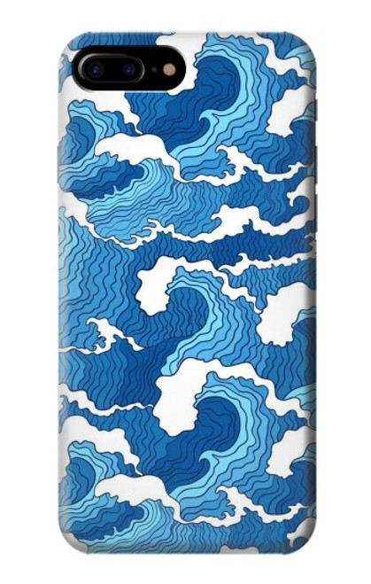 S3901 Aesthetic Storm Ocean Waves Funda Carcasa Case para iPhone 7 Plus, iPhone 8 Plus