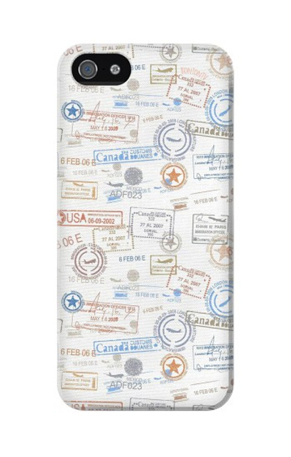 S3903 Travel Stamps Funda Carcasa Case para iPhone 5C