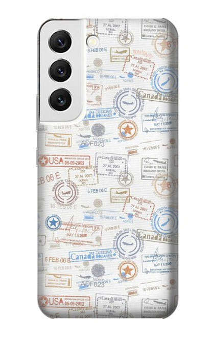 S3903 Travel Stamps Funda Carcasa Case para Samsung Galaxy S22