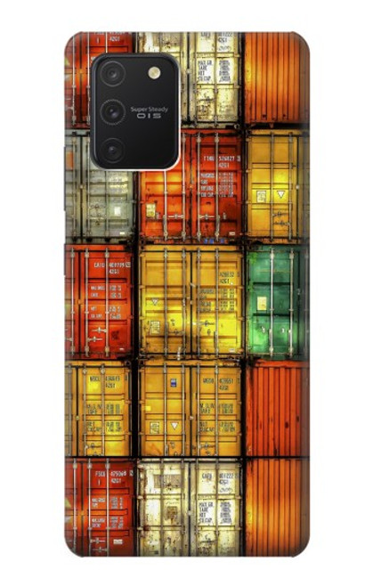 S3861 Colorful Container Block Funda Carcasa Case para Samsung Galaxy S10 Lite