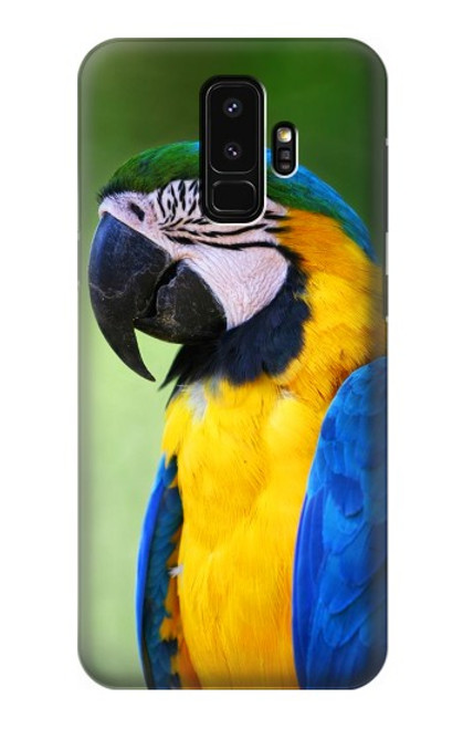 S3888 Macaw Face Bird Funda Carcasa Case para Samsung Galaxy S9 Plus