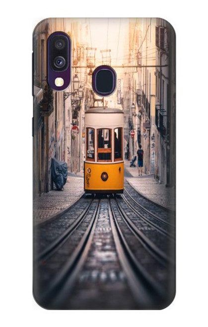 S3867 Trams in Lisbon Funda Carcasa Case para Samsung Galaxy A40