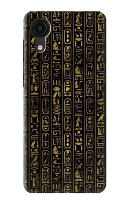 S3869 Ancient Egyptian Hieroglyphic Funda Carcasa Case para Samsung Galaxy A03 Core