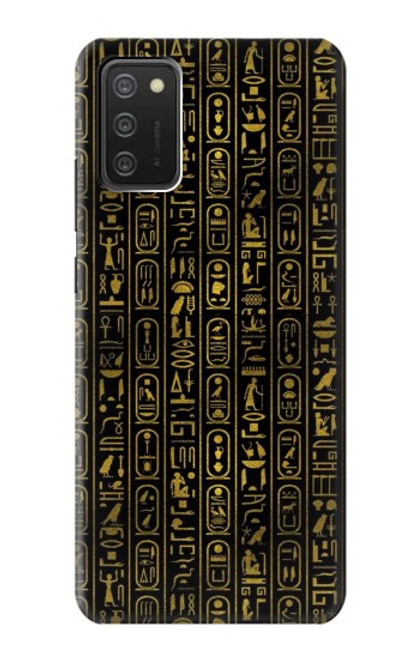 S3869 Ancient Egyptian Hieroglyphic Funda Carcasa Case para Samsung Galaxy A03S