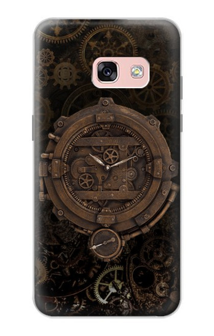 S3902 Steampunk Clock Gear Funda Carcasa Case para Samsung Galaxy A3 (2017)