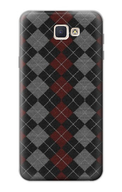 S3907 Sweater Texture Funda Carcasa Case para Samsung Galaxy J7 Prime (SM-G610F)