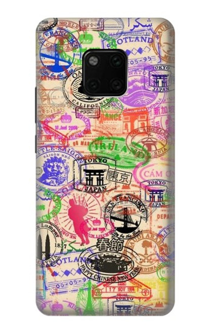 S3904 Travel Stamps Funda Carcasa Case para Huawei Mate 20 Pro