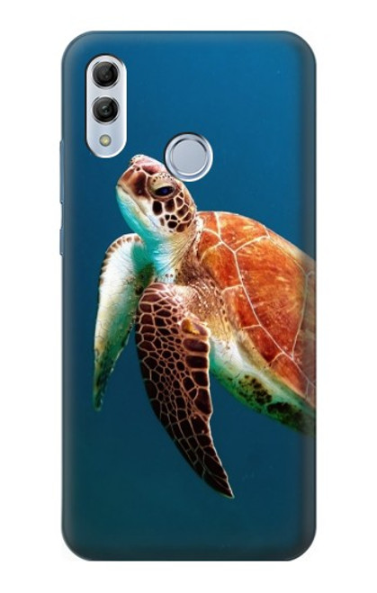 S3899 Sea Turtle Funda Carcasa Case para Huawei Honor 10 Lite, Huawei P Smart 2019