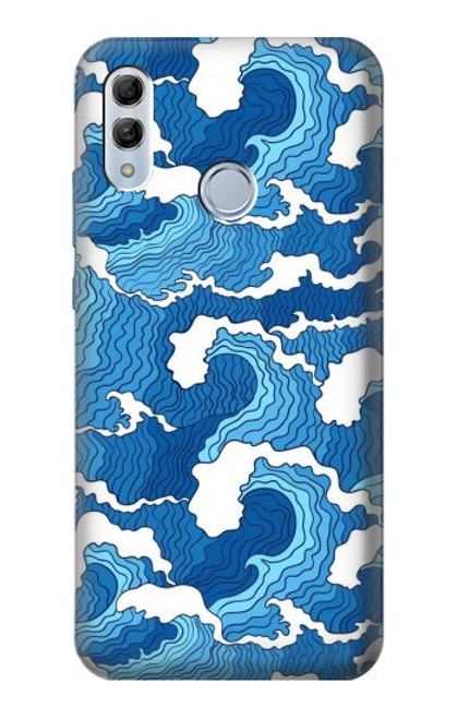 S3901 Aesthetic Storm Ocean Waves Funda Carcasa Case para Huawei Honor 10 Lite, Huawei P Smart 2019