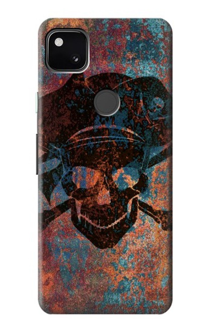 S3895 Pirate Skull Metal Funda Carcasa Case para Google Pixel 4a