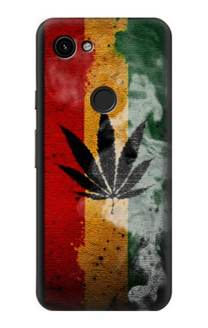 S3890 Reggae Rasta Flag Smoke Funda Carcasa Case para Google Pixel 3a