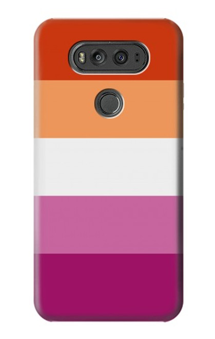 S3887 Lesbian Pride Flag Funda Carcasa Case para LG V20