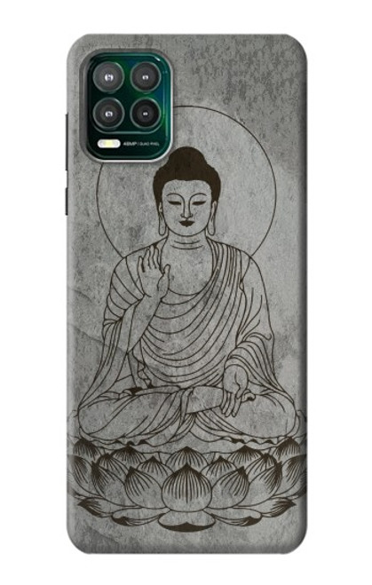 S3873 Buddha Line Art Funda Carcasa Case para Motorola Moto G Stylus 5G
