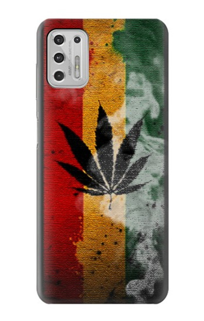 S3890 Reggae Rasta Flag Smoke Funda Carcasa Case para Motorola Moto G Stylus (2021)