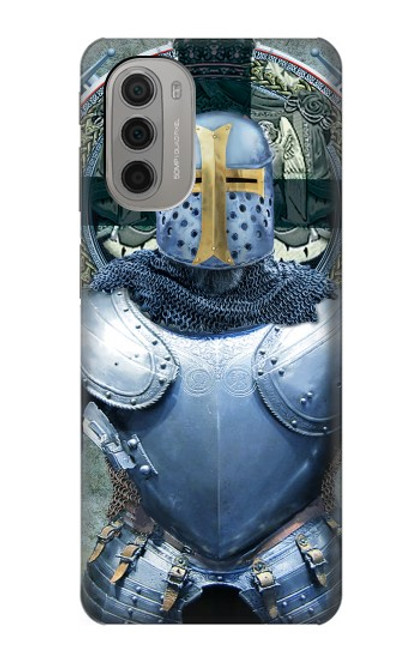 S3864 Medieval Templar Heavy Armor Knight Funda Carcasa Case para Motorola Moto G51 5G