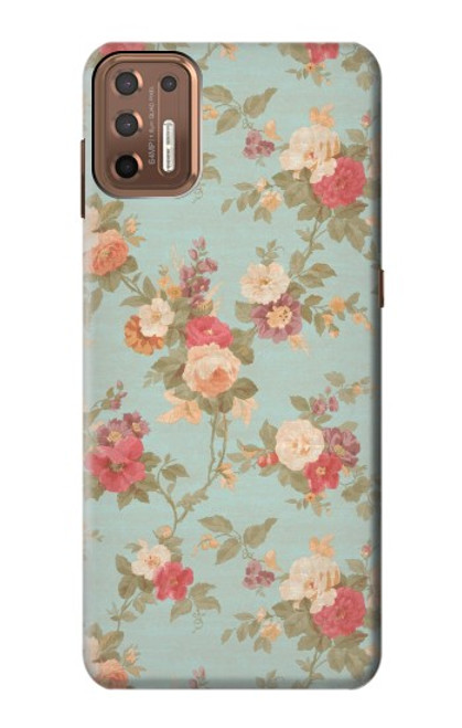 S3910 Vintage Rose Funda Carcasa Case para Motorola Moto G9 Plus