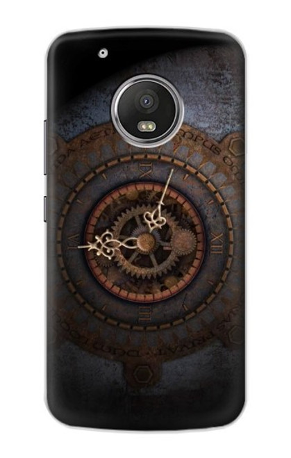 S3908 Vintage Clock Funda Carcasa Case para Motorola Moto G5 Plus