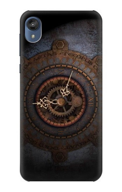 S3908 Vintage Clock Funda Carcasa Case para Motorola Moto E6, Moto E (6th Gen)