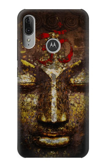 S3874 Buddha Face Ohm Symbol Funda Carcasa Case para Motorola Moto E6 Plus, Moto E6s