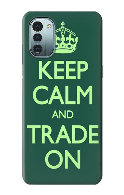 S3862 Keep Calm and Trade On Funda Carcasa Case para Nokia G11, G21